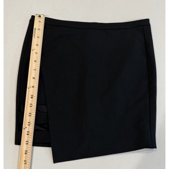 Mason Asymmetrical Cutout Skirt Womens 0 Black Concert Vacation Punk Grunge - Picture 5 of 5